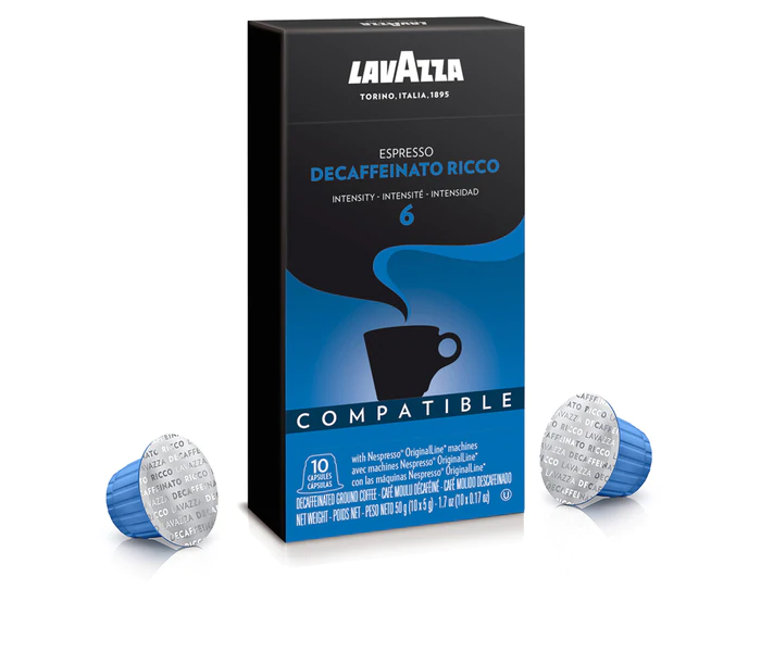 CAFÉ LAVAZZA Capsulas Compatibles, Decaffeinato Ricco - Prodotti